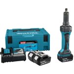 Makita - meuleuse droite dgd800rtj (2 x 5, 0 ah dc18rc makpac 2)