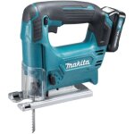 Makita outillage - scie sabre sans fil 12v, 2 batteries li - ion cxt 2, 0 ah, chargeur jv101dsae