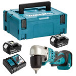 Perceuse d'angle 18v lxt (2x5, 0 ah) en makpac makita dda351rtj