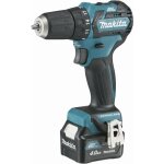 Perceuse visseuse 12 v cxt li - ion makita avec 2 batteries 10. 8v 4. 0ah - chargeur - makpac - df332dsmj ...