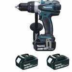 Perceuse visseuse 18 v li - ion 5 ah  13 mm makita 3 batteries, chargeur, coffret - ddf458rt3j