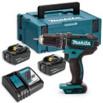 Perceuse visseuse � percussion makita dhp482rmj - 18v - 4. 0ah - 2 batteries - chargeur - coffret