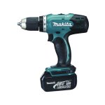 Makita ? perceuse - visseuse sans fil 18v ddf453sfe ? 2 batteries 3ah ? mandrin auto - serrant 13mm ? ...