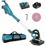 Makita - ponceuse pour cloison s�che 18v lxt � 225 mm avec 2 batteries 18v 5. 0ah - chargeur - sac - ...