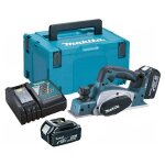Makita - rabot 18v lxt largeur 82 mm (2x5, 0 ah) en makpac dkp180rtj Makita - rabot 18v lxt largeur 82 mm (2x5, 0 ah) en makpac dkp180rtj