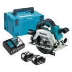 Makita - scie circulaire 18v lxt �165 mm (2x5, 0 ah) en makpac dhs660rtj