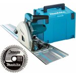 Makita - scie circulaire plongeante 1300w 165mm en coffret mak - pac + rail de guidage 1400 mm - sp6000j1 ...