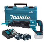 Makita - scie sabre 18v lxt (2x5, 0 ah) dans valise synth�tique djr187rte