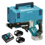 Makita - visseuse automatique 18v lxt (2x3, 0 ah) 25 - 55 mm en makpac dfr551rfj