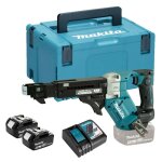 Makita - visseuse automatique 18v lxt (2x5, 0 ah) 25 - 55 mm en makpac dfr551rtj