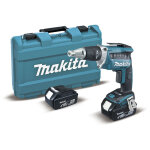 Makita - tournevis sans fil dfs452rme bl 18v lxt (2 batteries et chargeur) Makita - tournevis sans fil dfs452rme bl 18v lxt (2 batteries et chargeur)