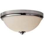 Malibu - plafonnier � 2 ampoules pour salle de bain, chrome poli ip44, e27 - elstead