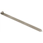 Manche � balai acier inoxydable 60 cm - moderne pointe