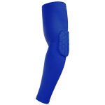 Manchon de bras rafra�chissant avec protection uv pour cyclisme et course d'�t� - bleu
