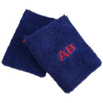 Manchon de compression pour poignet sportif - bandeau respirant anti transpiration bleu