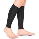 Manchon de compression veineuse pour mollet (noir xxxl)