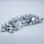 Manchons � sertir 2, 60 mm aluminium lot de 100