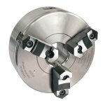 Mandrin à 3 mors en acier, taille ø : 250 mm, ø de perçage traversant 76 mm, vitesse max. 3000 tr / mn, ... Mandrin à 3 mors en acier, taille ø : 250 mm, ø de perçage traversant 76 mm, vitesse max. 3000 tr / mn, ...