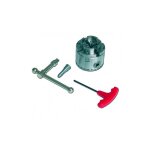 Holzprofi - mandrin 4 mors d. 70 mm + bague 1' x 8 tpi à m33 x 3, 5 mm - dw - man - mini Holzprofi - mandrin 4 mors d. 70 mm + bague 1' x 8 tpi à m33 x 3, 5 mm - dw - man - mini