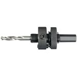 Mandrin 6 pans 11, 0 mm avec foret � centrer scies cloches 32 - 152 mm