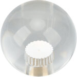 Manette de jeu arcade avec bille cristal 35mm transparente - joystick � t�te ronde pour machine de jeu ...