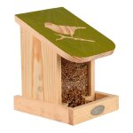 Silo mangeoire oiseaux pochoir - l 16, 8 x l 14, 8 x h 20, 2 cm - beige - livraison gratuite Silo mangeoire oiseaux pochoir - l 16, 8 x l 14, 8 x h 20, 2 cm - beige - livraison gratuite