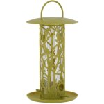 Best for birds - mangeoire silo pour oiseaux chiffchaff pour graines + plateau + perchoir