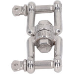 Manille � double m�choire en acier inoxydable 304, antirouille, pour connexion de levage et quincaillerie, ...