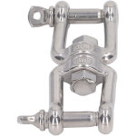 Manille � double m�choire en acier inoxydable 304, antirouille, pour levage et ancrage, connecteur universel ...