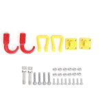 Manille m�tallique renforc�e haute r�sistance pour rc 1 / 10, portable et durable - jaune