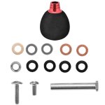 Manivelle de puissance pour moulinet de p�che - poign�e am�lior�e pour casting et spinning (rouge)