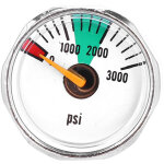 Manom�tre mini 1 / 8npt pour fusil pcp paintball 3000psi - jauge de pression haute pr�cision