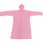 Manteau de pluie portable imperm�able avec capuche et manches, r�utilisable pour adultes unisexes - rose ...