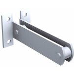 Ferrure de porte  dplacement droit pour porte de 80 kg bg patte  visser patte rglage 3536