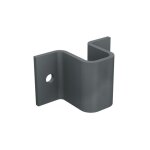 G�che � pattes mantion - 65x35x3 mm - pour verrous 1314 - acier zingu� noir - 1314 gp
