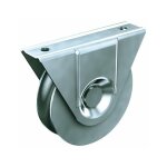 Monture a support ext diam 100 mm 200 kgs gorge ronde 16 mm