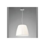 Grand lustre blanc loft eggo