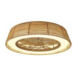 Akunadecor - plafonnier design, plafonnier ventilateur indonesia led 70w bois en plastique, mantra