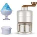 Manuel broyeur � glace - broyeur rotatif - cocktails slush machine ice cube crusher - avec bacs � gla�ons ...