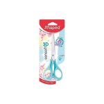 Ciseaux sensoft 16 cm avec anneaux souples et ergonomie 3d - ciseaux scolaires ds 12 ans - pour collge ...