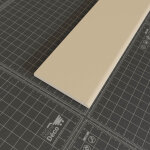 Mon march� d�co ? champlat pvc cellulaire 70 mm ? longueur 2. 50 m ? lot de 5 ? r�sistant aux chocs ? ...