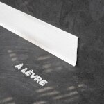 Mon march� d�co - plinthe � l�vre pvc - fr�ne blanc - 1 m