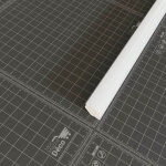 Mon march� d�co ? quart de rond pvc cellulaire 2, 50 m ? lot de 5 ? finition blanche pour angles murs ...