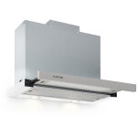 Mariana 60 hotte plate 500 m / h vacuation d'air led blanche