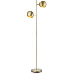 Markslojd - edgar - lampadaire d'intrieur  2 ampoules antique, e14