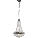 Markslojd - grs107027 - plafonnier lustre en cristal  2 ampoules noir sable, e14