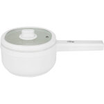 Marmite �lectrique multifonction avec couvercle transparent, mini cuiseur intelligent pour dortoir et ...