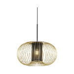Marnie - suspension - 1 lumire -  50 cm - noir et or - design - clairage intrieur - salon i chambre ...