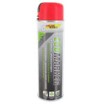 Marquage craie en a�rosol 500 ml - fluo rouge. pour r�alisations de marquages devant rester visibles ...