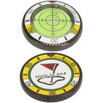 Marqueur de balle double face golf green reader avec niveau � bulle, accessoire portable pr�cis pour ...
